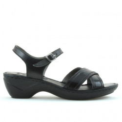 Sandales femme 501 noir combiné