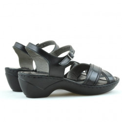 Sandales femme 501 noir combiné