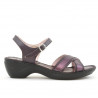 Sandales femme 501 violet combiné