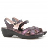 Sandales femme 501 violet combiné
