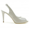 Sandales femme 1250 vernis beige nacré