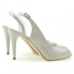 Sandales femme 1250 vernis beige nacré