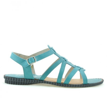 Sandales femme 595 turquoise