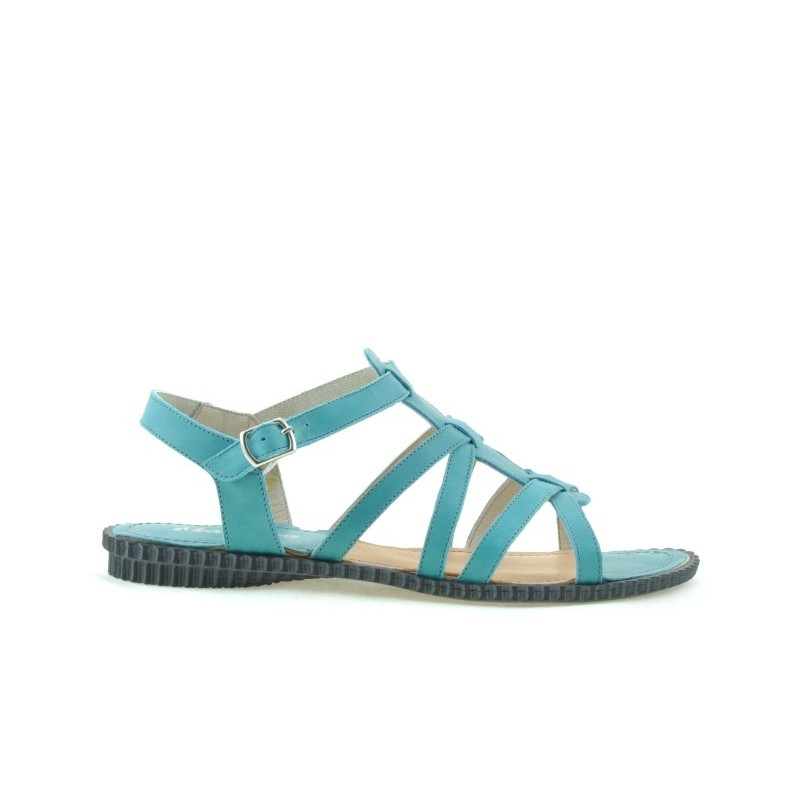 Sandales femme 595 turquoise