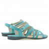 Sandales femme 595 turquoise