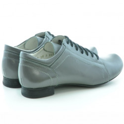 Chaussures casual femme 645 gris semelle noire