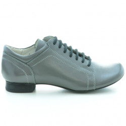 Chaussures casual femme 645 gris semelle noire