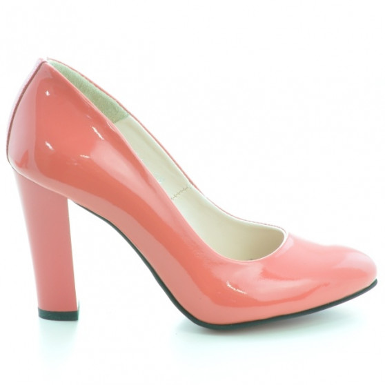 Chaussures élégantes femme 1214 vernis rouge corail Chaussures élégantes femme 1214 vernis rouge corail