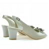 Sandales femme 1251 vernis beige