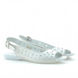Sandales femme 5020 blanc perlé