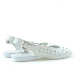 Sandales femme 5020 blanc perlé