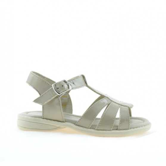 Sandales enfants petits 53c vernis beige