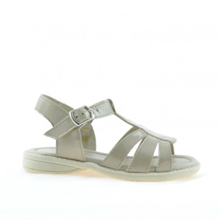 Sandales enfants petits 53c vernis beige