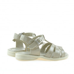 Sandales enfants petits 53c vernis beige
