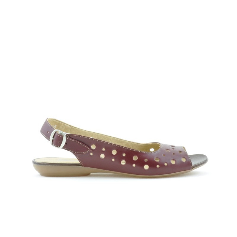 Sandales femme 5020 bordeaux