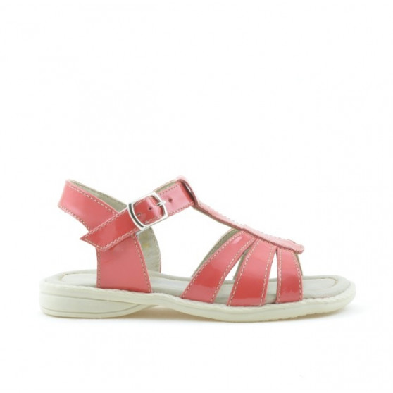 Sandales enfants petits 53c vernis corail Sandales enfants petits 53c vernis corail