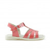 Sandales enfants petits 53c vernis corail