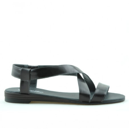 Sandales femme 5010 vernis noir