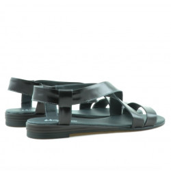 Sandales femme 5010 vernis noir
