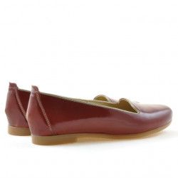 Ballerines femme 662 vernis bordeaux