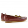 Ballerines femme 662 vernis bordeaux