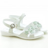 Sandales enfants 523 blanc+vernis