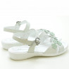 Sandales enfants 523 blanc+vernis