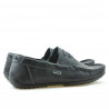 Mocassins hommes 778p noir perforé
