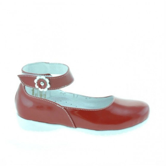 Chaussures petit enfant 17c vernis rouge