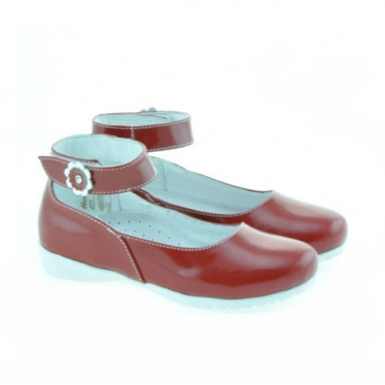 Chaussures petit enfant 17c vernis rouge