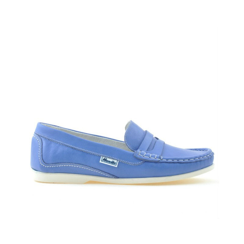 Mocassins femme 661 bleu