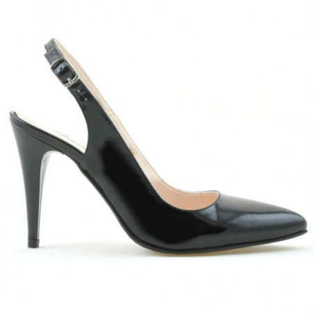Sandales femme 1249 vernis noir