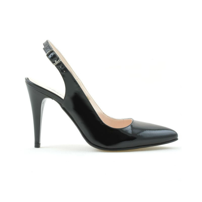 Sandales femme 1249 vernis noir