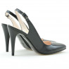 Sandales femme 1249 vernis noir