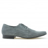 Chaussures élégantes homme 786 gris velours