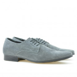 Chaussures élégantes homme 786 gris velours