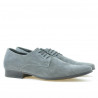 Chaussures élégantes homme 786 gris velours