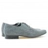 Chaussures élégantes homme 786 gris velours