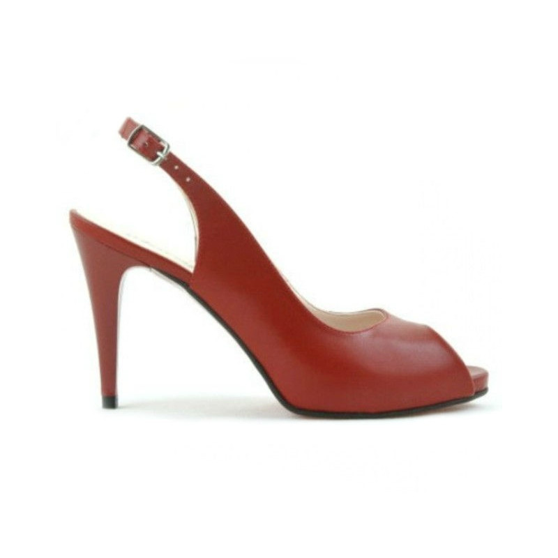 Sandales femme 1250 rouge
