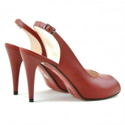 Sandales femme 1250 rouge