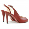 Sandales femme 1250 rouge