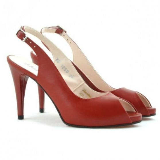 Sandales femme 1250 rouge