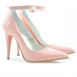 Chaussures élégantes femme 1247 vernis rose