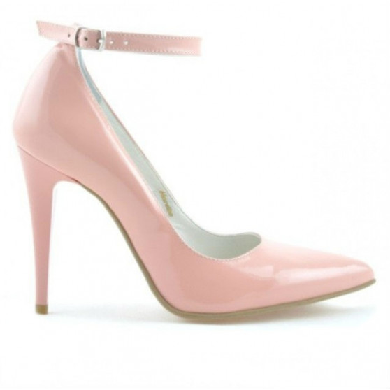 Chaussures élégantes femme 1247 vernis rose