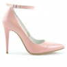 Chaussures élégantes femme 1247 vernis rose