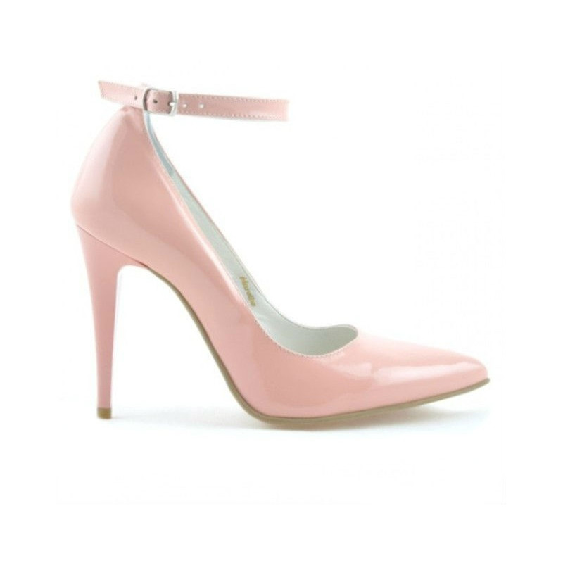Chaussures élégantes femme 1247 vernis rose