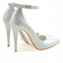Chaussures élégantes femme 1247 vernis beige nacré
