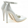 Chaussures élégantes femme 1247 vernis beige nacré