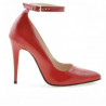 Chaussures élégantes femme 1247 vernis rouge