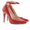 Chaussures élégantes femme 1247 vernis rouge